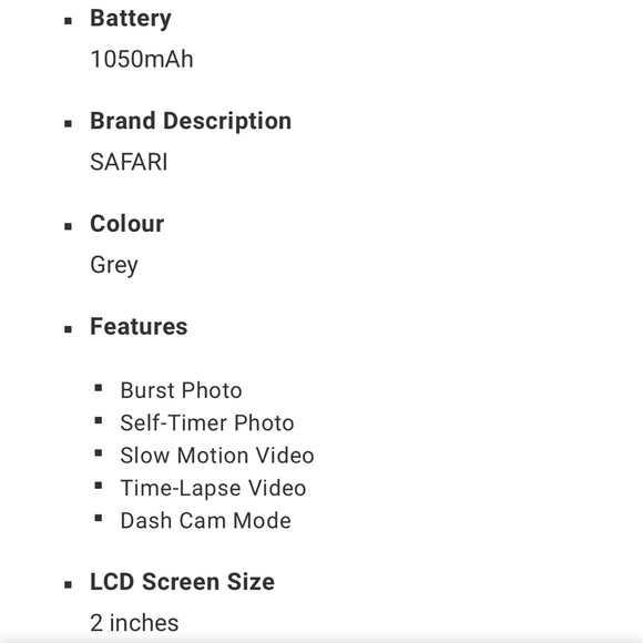 Safari 5 Action Camera + 16-in-1 Fun Pack Bundle New in Box - Picture 4 of 15